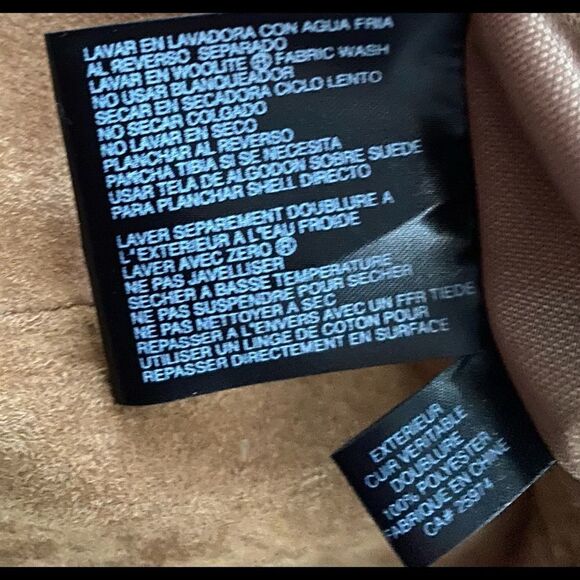 Bernardo Tan Real Suede Pants Size 8 New with tags - Picture 13 of 16